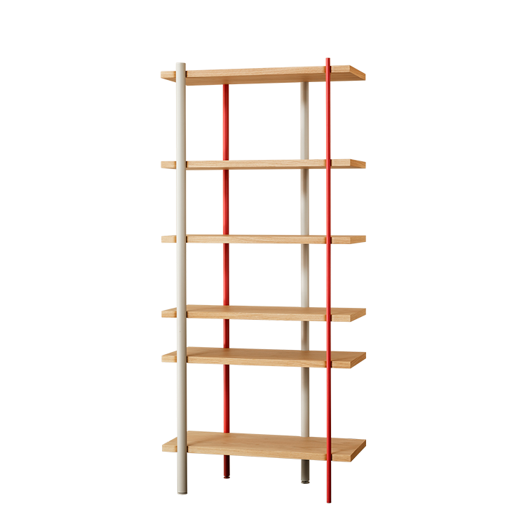 MILONGA - Freestanding wooden bookcase