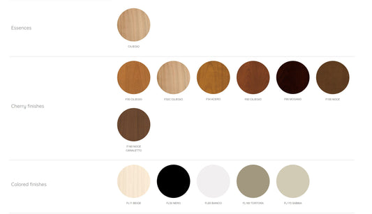 DIRETTORIO ART. FS3010186 - Sectional modular cherry wood bookcase