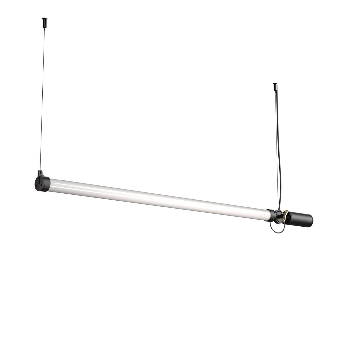 Mr. Tubes Led Horizontal Driver On Fixture Pendant Lamp by Tonone
