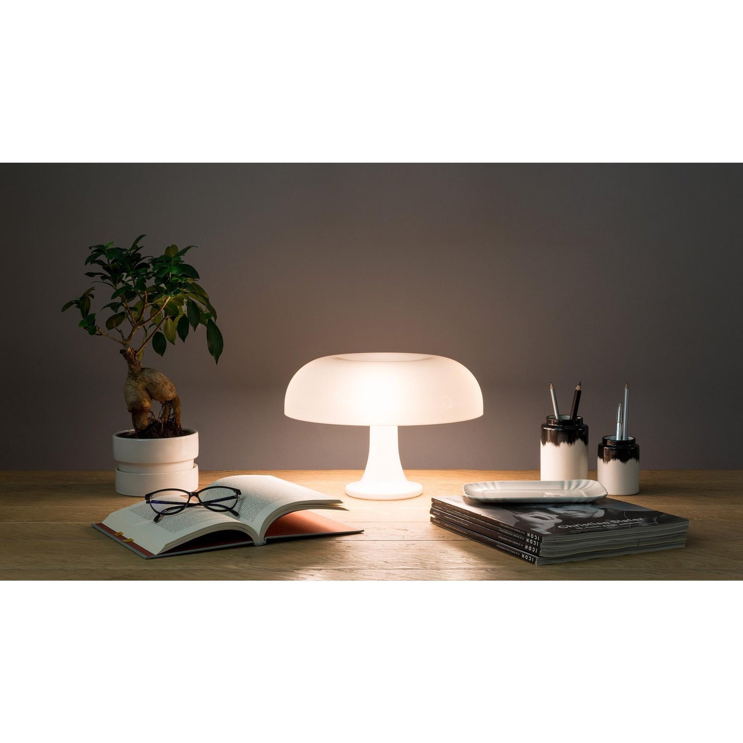 Artemide Nessino Special Edition Table Lamp Green