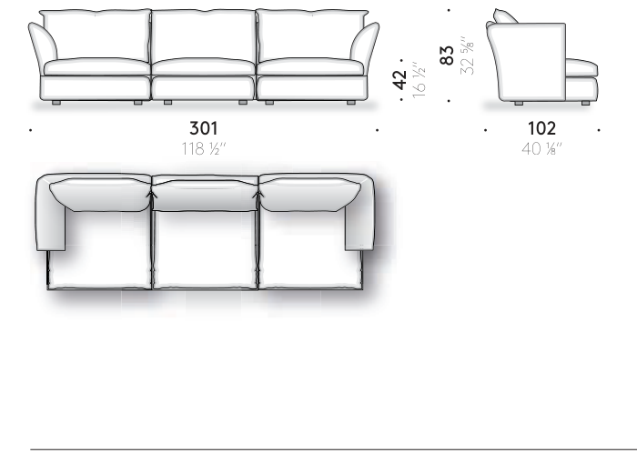 PILLOW 20 301cm 도면