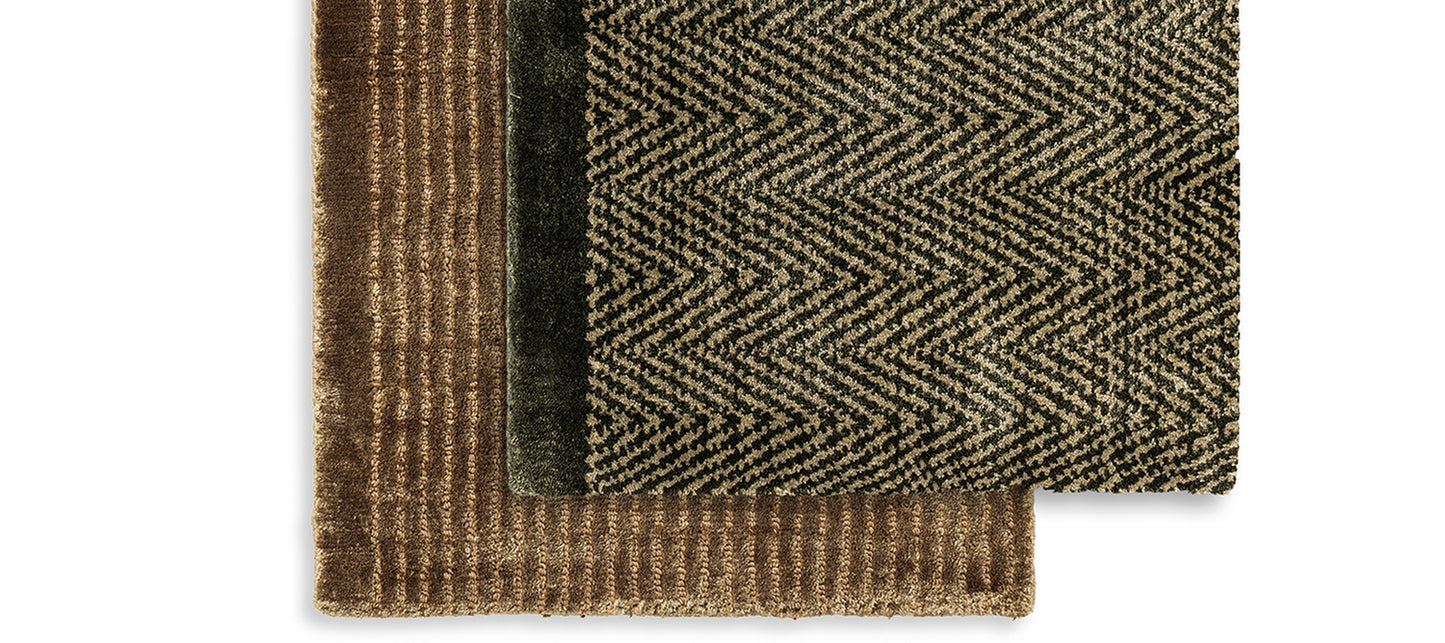 Poltrona Frau Harp Striped Silk Rug