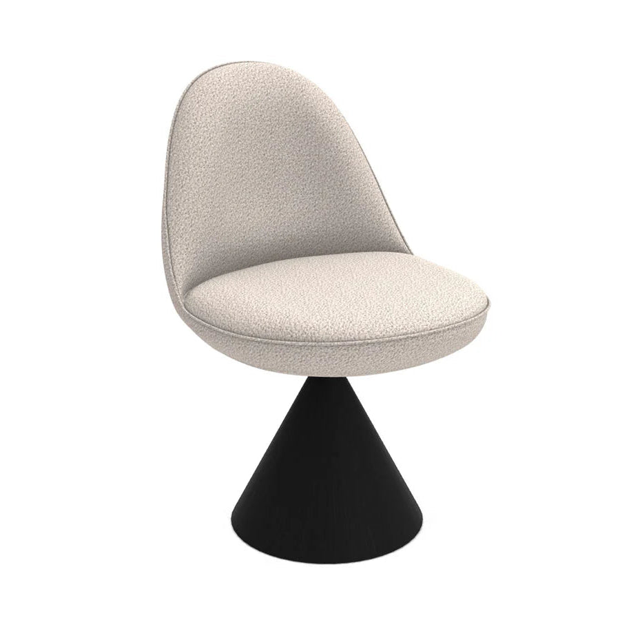 ROMBY - Swivel solid wood chair