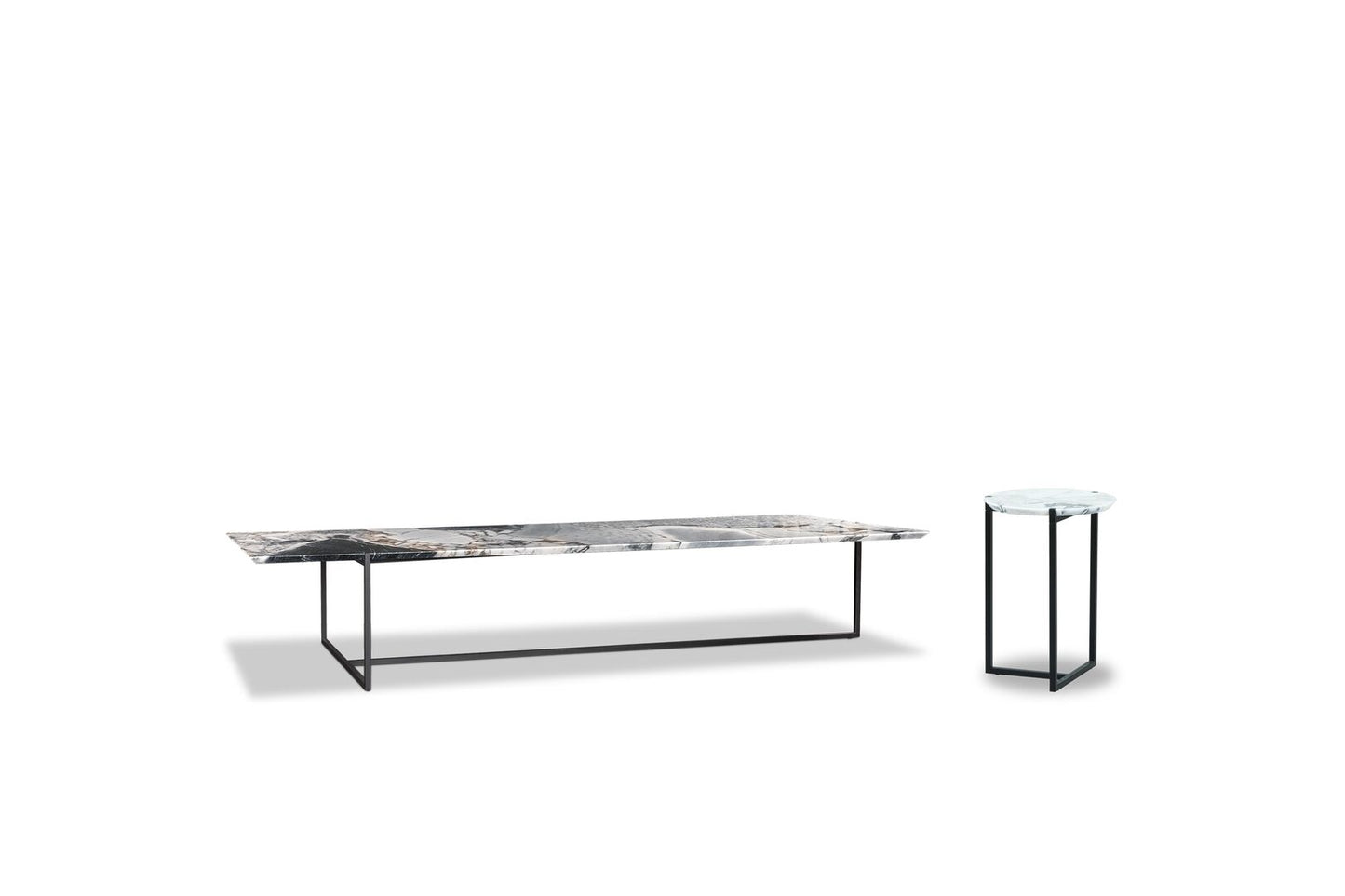 Icaro Stone Round Coffee Table — Baxter