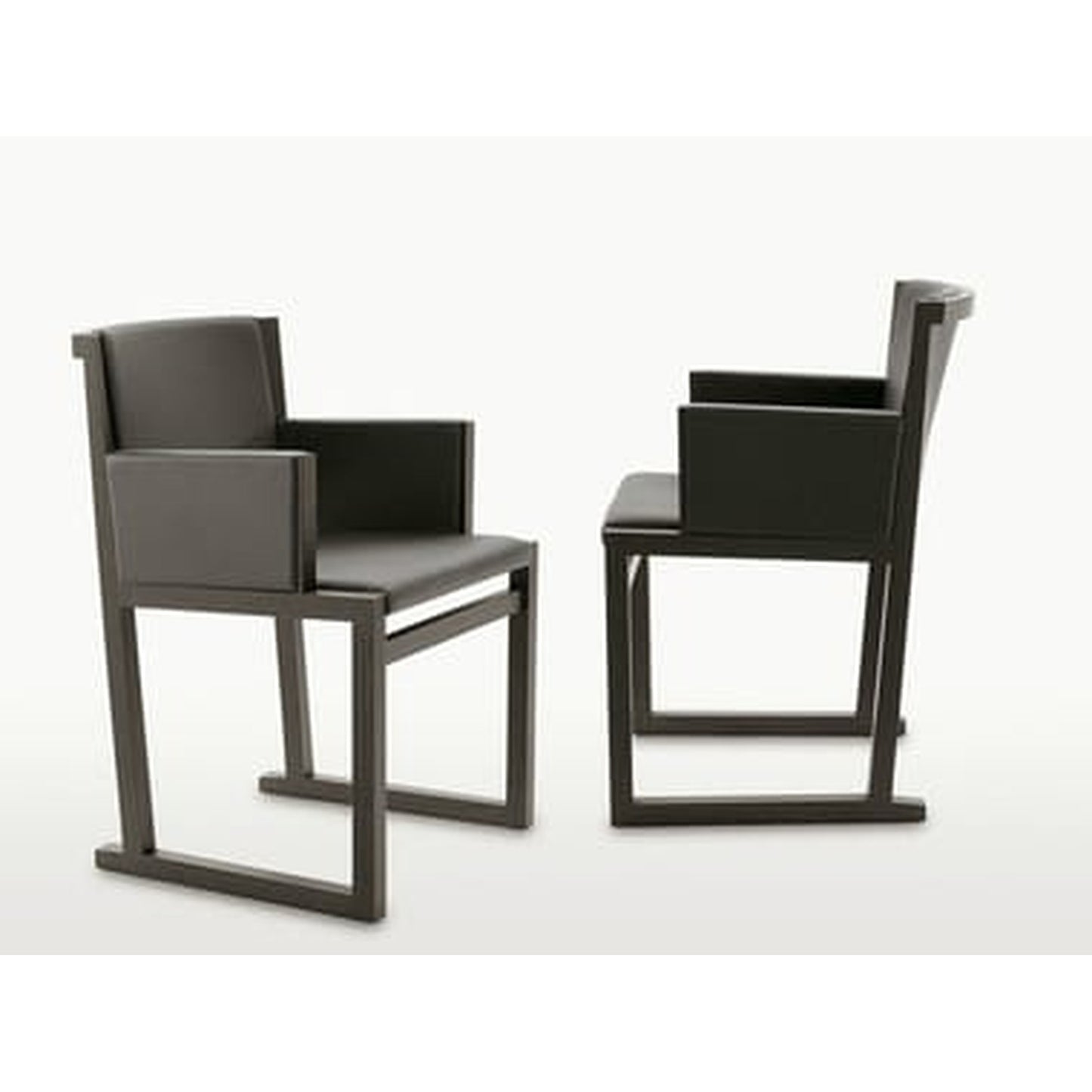 MUSA - Sled Base Oak Armchair