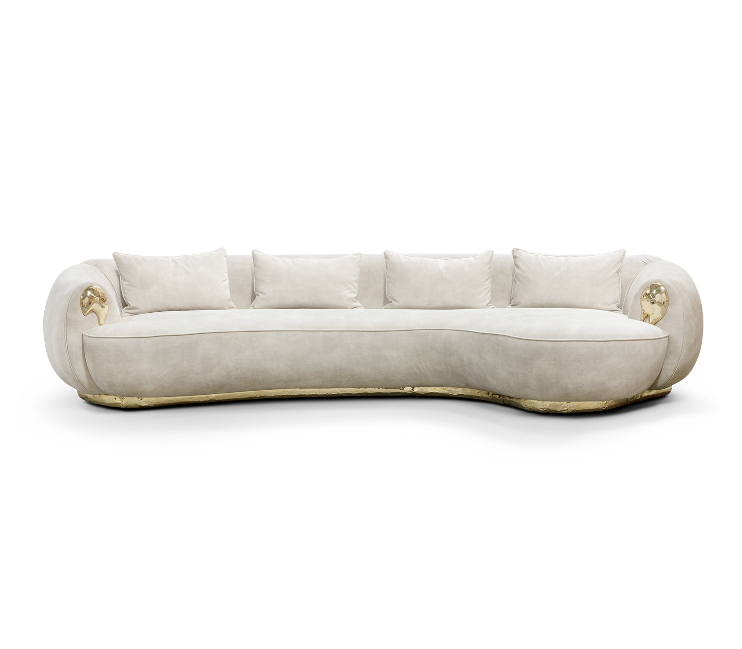 Soleil - Fabric Curved sofa by Boca Do Lobo