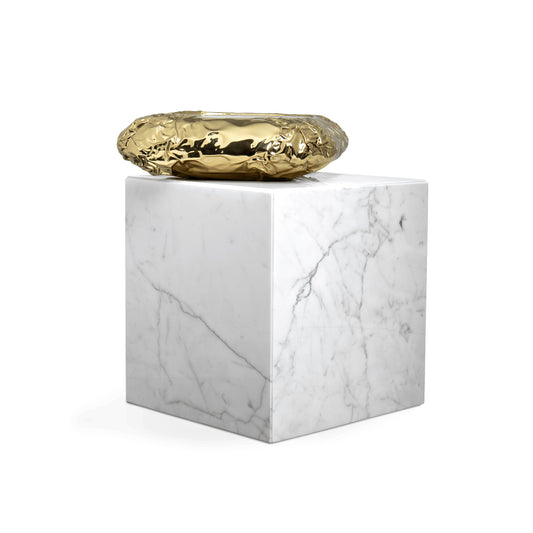 Stonehenge - Square Marble Coffee Table by Boca Do Lobo #CARRARA MARBLE