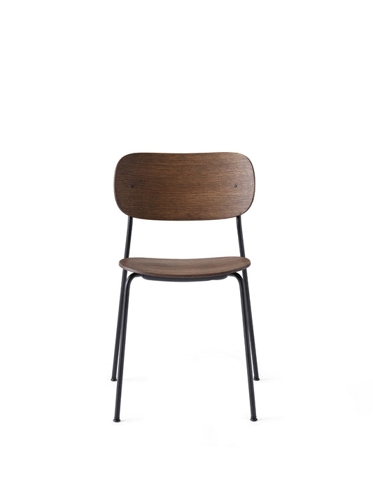 Co Dining Chair, Black Steel, Veneer by Audo Copenhagen