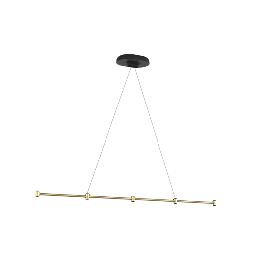 Dependant 5 Linear Pendant Lamp by Louis Poulsen