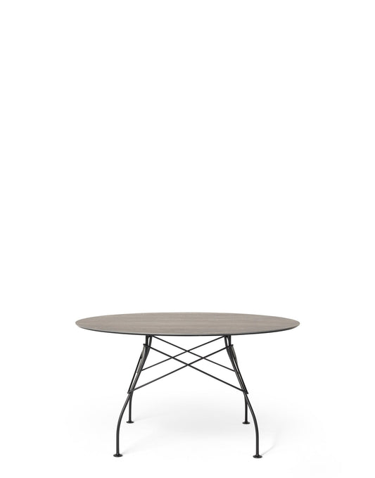 Glossy Outdoor Round Table by Kartell #AGED BRONZE