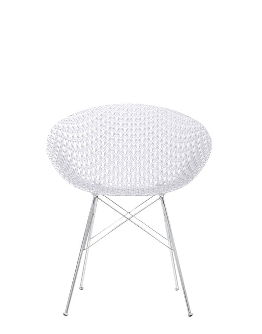 Smatrik Armchair by Kartell #CRYSTAL/CHROME