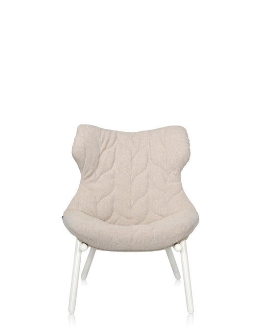 Foliage Armchair by Kartell #TREVIRA/BEIGE TREVIRA/WHITE