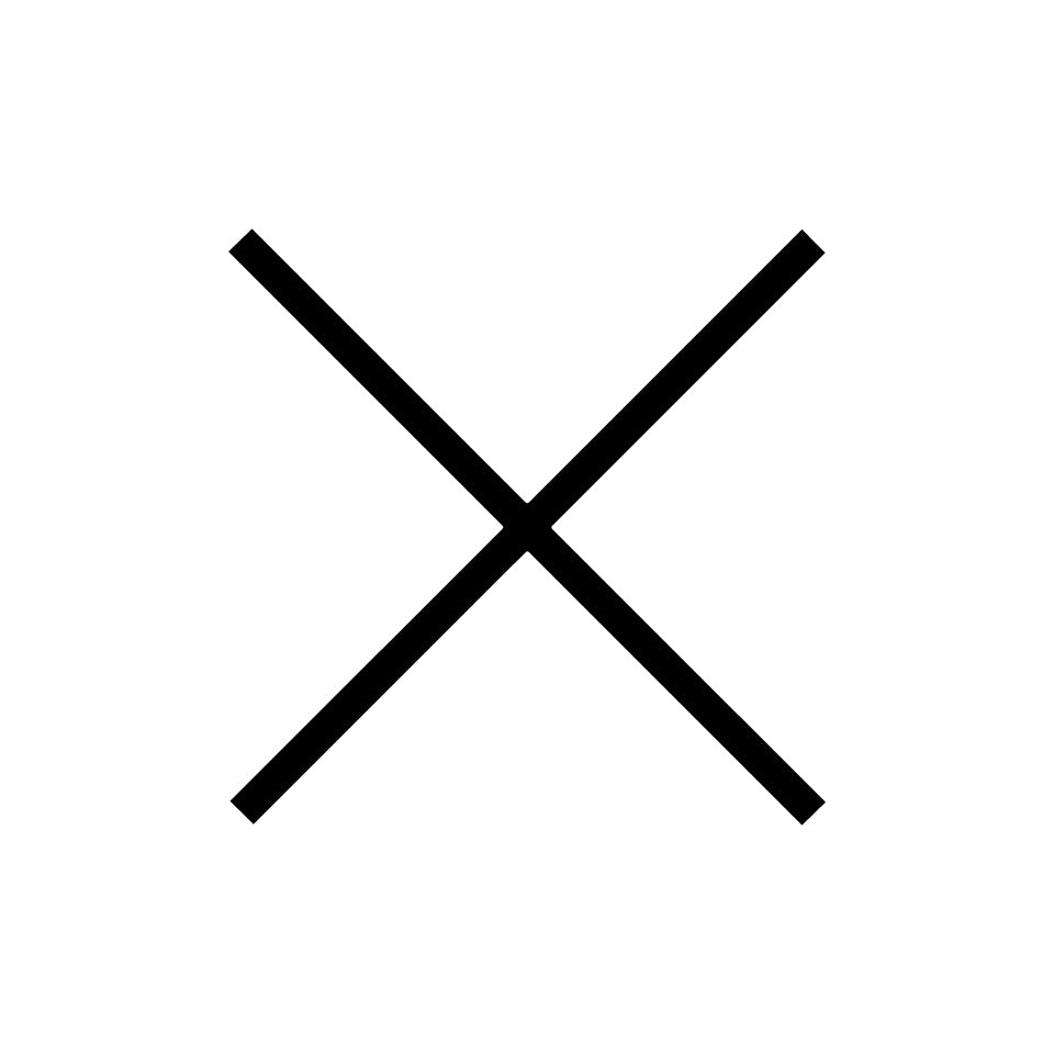 Alphabet of Light - Uppercase - Letter X Wall Lamp by Artemide