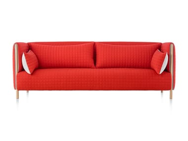 COLOURFORM - 3 seater fabric sofa by Herman Miller