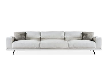 550 ALTOPIANO - Fabric or leather sofa with headrest by Vibieffe