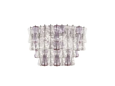 CLEPSYDRA - Venetian crystal ceiling lamp by Barovier&Toso