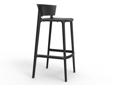 AFRICA - Polypropylene barstool with footrest by Vondom
