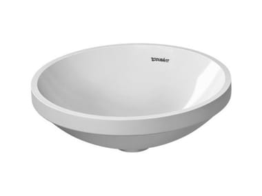 ARCHITEC - Undermount round ceramic washbasin by Duravit