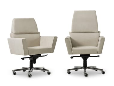 ARES - Swivel executive chair with castors by I 4 Mariani