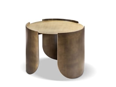 ATENAE - Round metal coffee table by Cantori