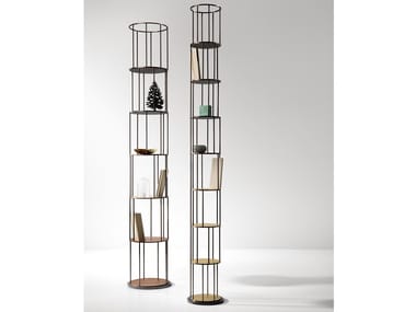 BABELE - Modular metal bookcase by De Castelli