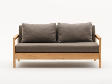 BALI - 2 seater teak garden sofa by Varaschin