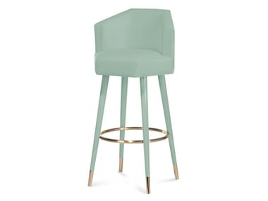 BEELICIOUS - Velvet barstool with footrest by Royal Stranger