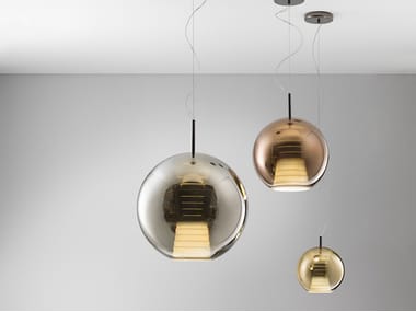 BELUGA ROYAL D57 - LED glass pendant lamp by Fabbian