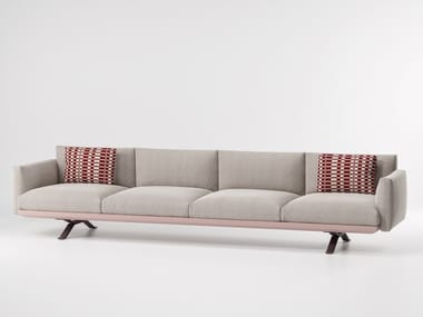 BOMA - 4 seater fabric garden sofa by Kettal