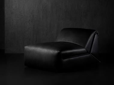 BOND - Upholstered leather armchair by Henge