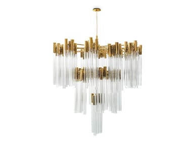 BURJ - Brass chandelier by Luxxu
