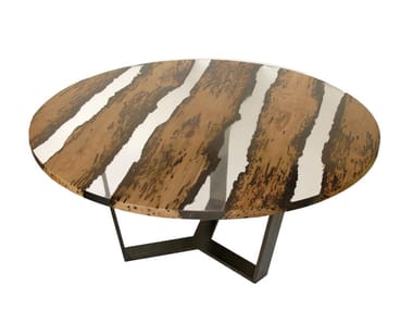 CHIMENTI - Round dining table by alcarol