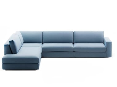 CLASSIC - Fabric sofa with chaise longue by Prostoria