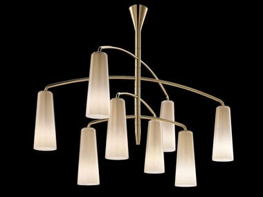 COLIMAC?ON - Venetian crystal pendant lamp by Barovier&Toso