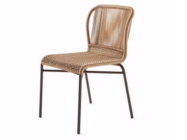 CRICKET - Hand woven man-made fibre chair by Varaschin