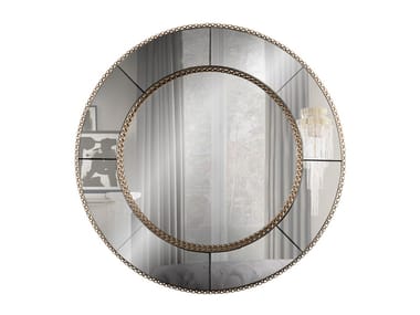 CROWN - Round wall-mounted mirror by Luxxu