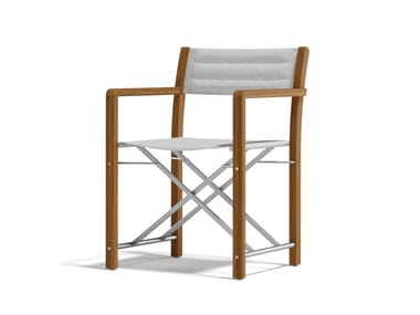 Dakota - Textilene And Teak Chair With Armrests by Atmosphera – TRDST