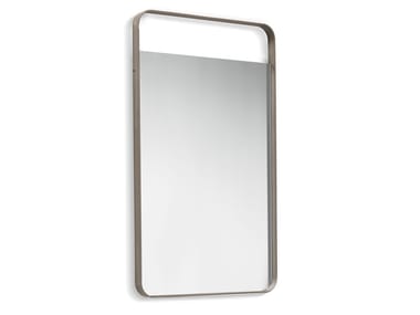 ELVIS - Rectangular wall-mounted aluminium mirror by Cantori