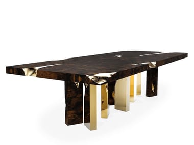 EMPIRE - Rectangular mahogany dining table by Boca do Lobo
