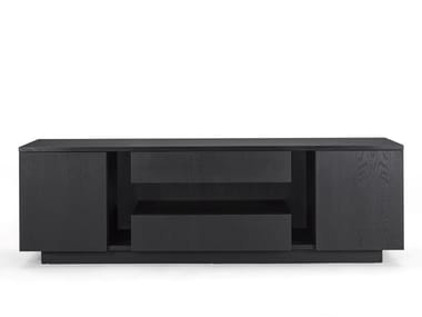 ESSENZA - Solid wood sideboard with doors and drawers by Riva 1920