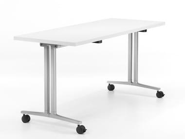 EVERYWHERE - Folding office desk with casters by Herman Miller