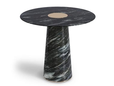 BERTOIA - Round marble coffee table (Request Info)