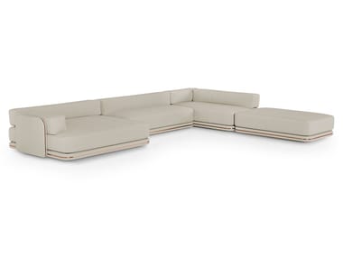 DENIS - Sectional fabric sofa by Essential Home