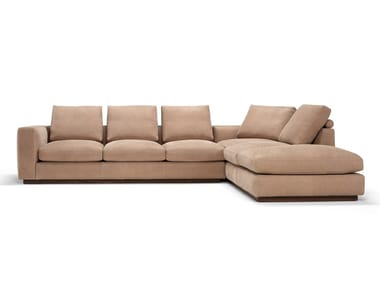 FRIPP - Corner sectional fabric sofa by Amura