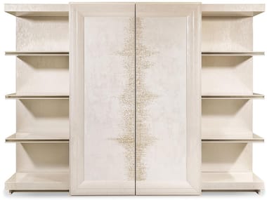 GEORGE - Wooden bookcase with TV stand by Cantori