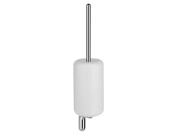 GOCCIA - Wall-mounted porcelain stoneware toilet brush by Gessi