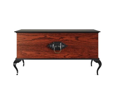 GUGGENHEIM - Rectangular mahogany bedside table with drawers by Boca do Lobo