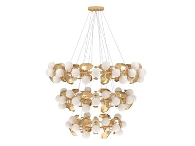 HERA ROUND III - Brass pendant lamp by Boca do Lobo