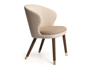 HERITAGE - Upholstered chair with armrests by Very Wood