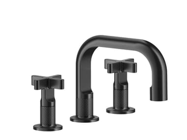 INCISO + - 3 hole brass washbasin mixer by Gessi